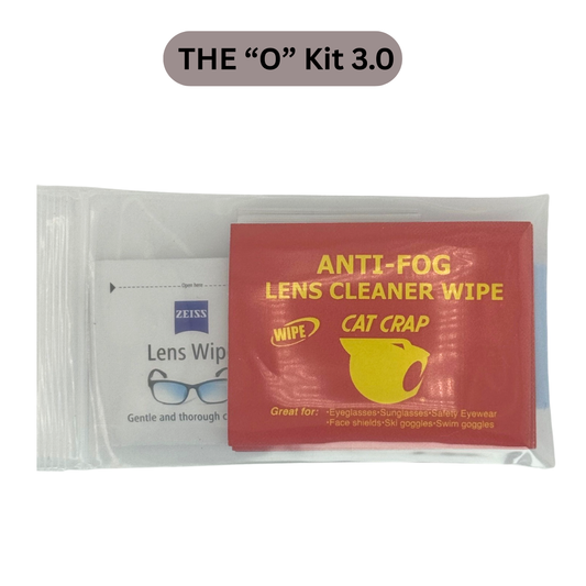The "O" Kit 3.0 - Optics Cleaning & Anti-Fog Care Kit For Trail Cameras, Rifle Scopes, Binoculars, Sunglasses