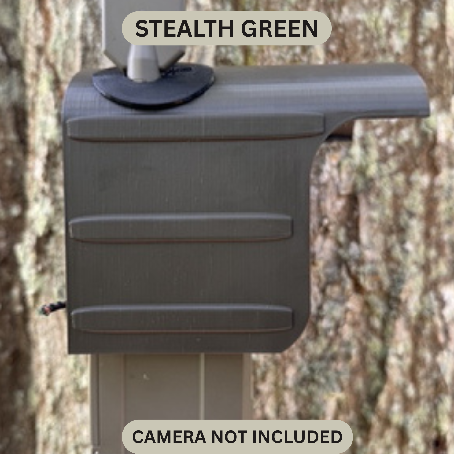 Made in the USA trail camera cover for the TACTACAM REVEAL 4.0 trail camera. Protective trail camera cover  keeps your game camera operating in in climate weather.
